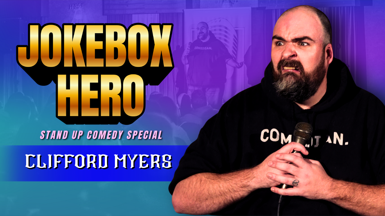 Load video: Stand Up Comedy Special From Comedian Clifford Myers Called Jokebox Hero